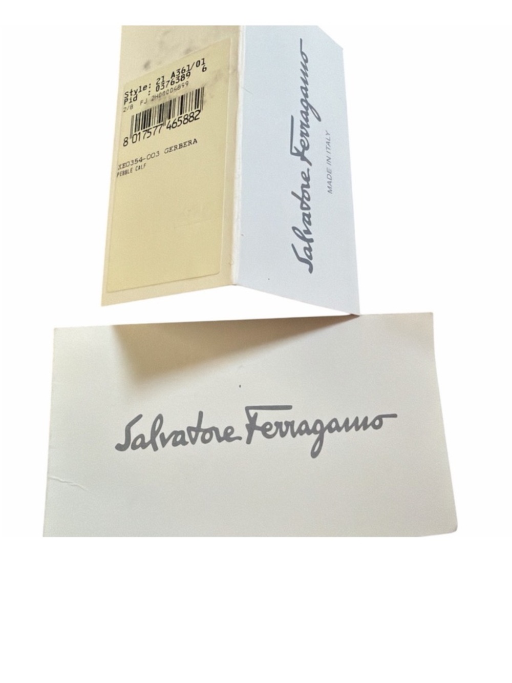 Low start - Salvatore Ferragamo Orange Pebble Leather Top-Handle & Crossbody Bag - Picture 8 of 10